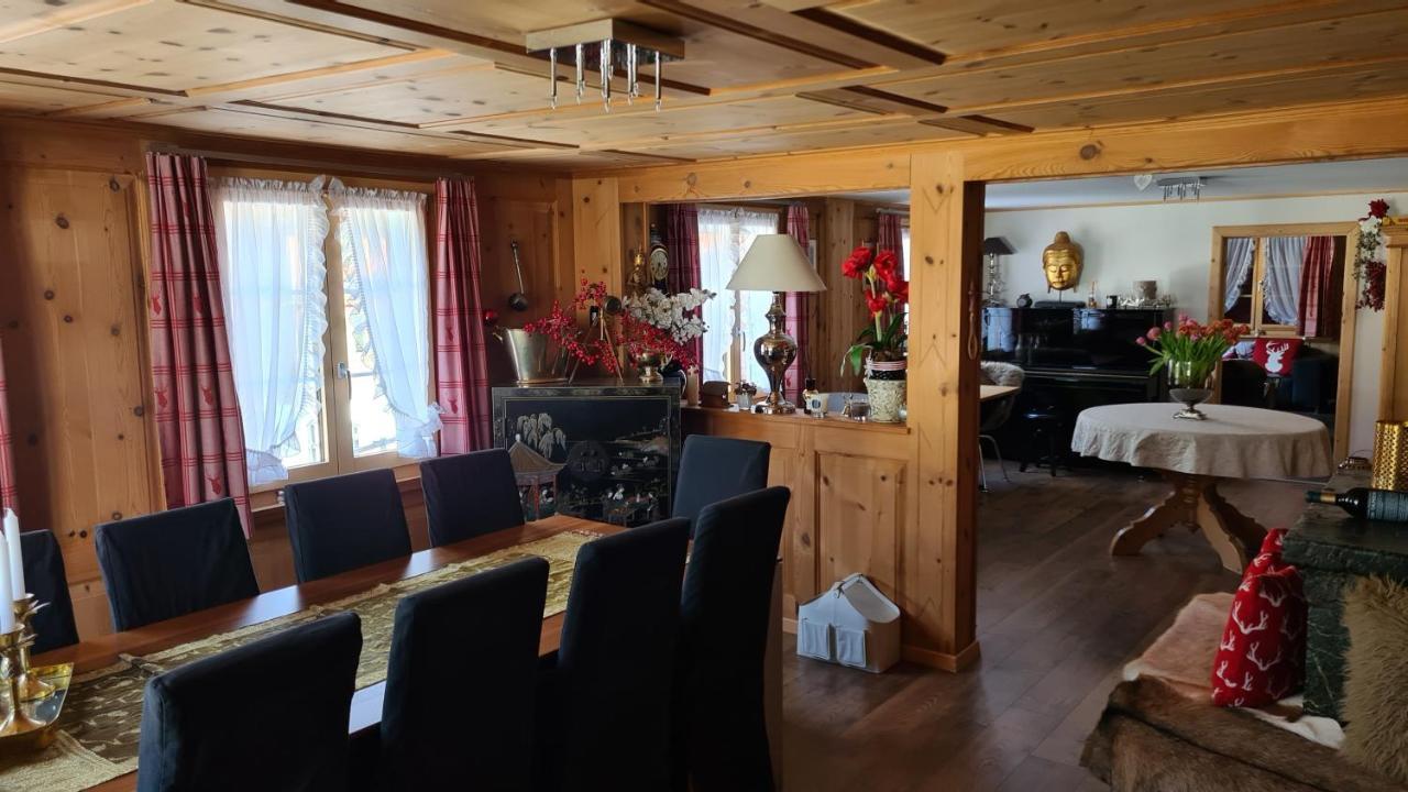 Chesa Prema Bed & Breakfast - Restaurant Disentis Zewnętrze zdjęcie